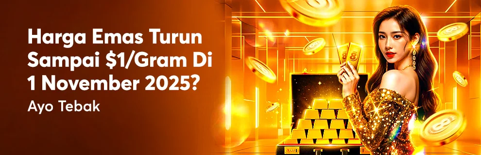 BK8 Sports: Harga Emas Turun Sampai $1/Gram Di 1 November 2025?