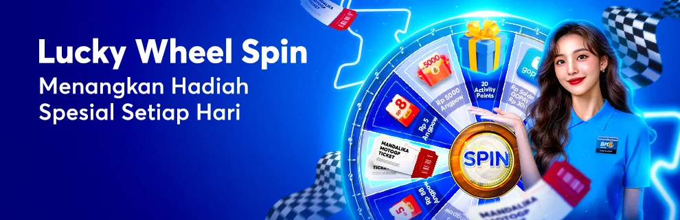 Login Dan Menangkan Hadiah Spesial Di Lucky Wheel Spin